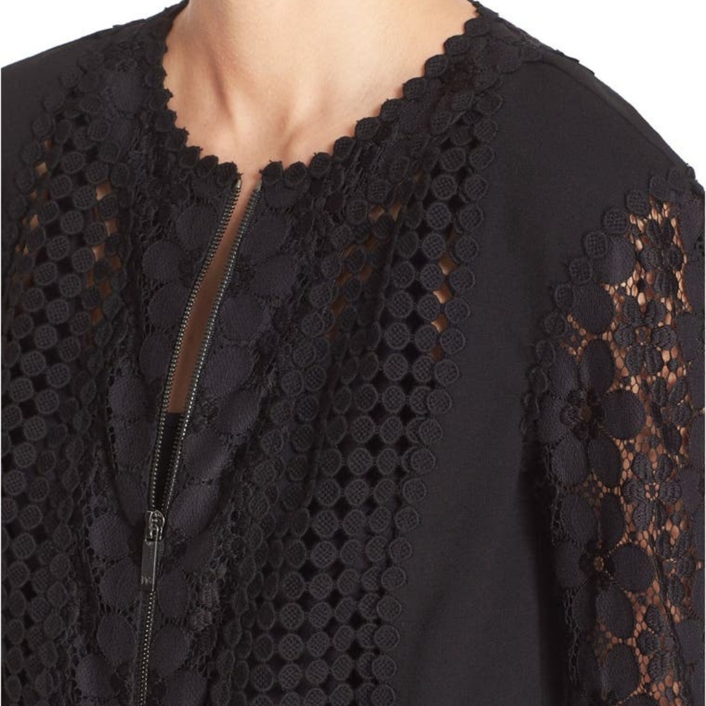 Diane Von Furstenberg Jesica Floral Lace Jacket - Picture 4 of 15